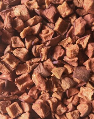 Jabłka liofilizowane truskawkowe